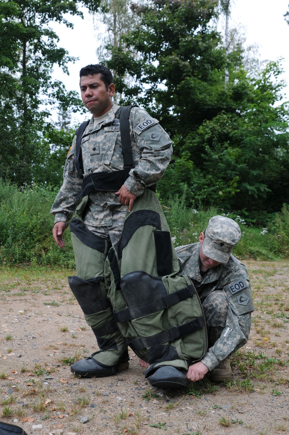 EOD bomb disposal training at JMTC Grafenwoehr