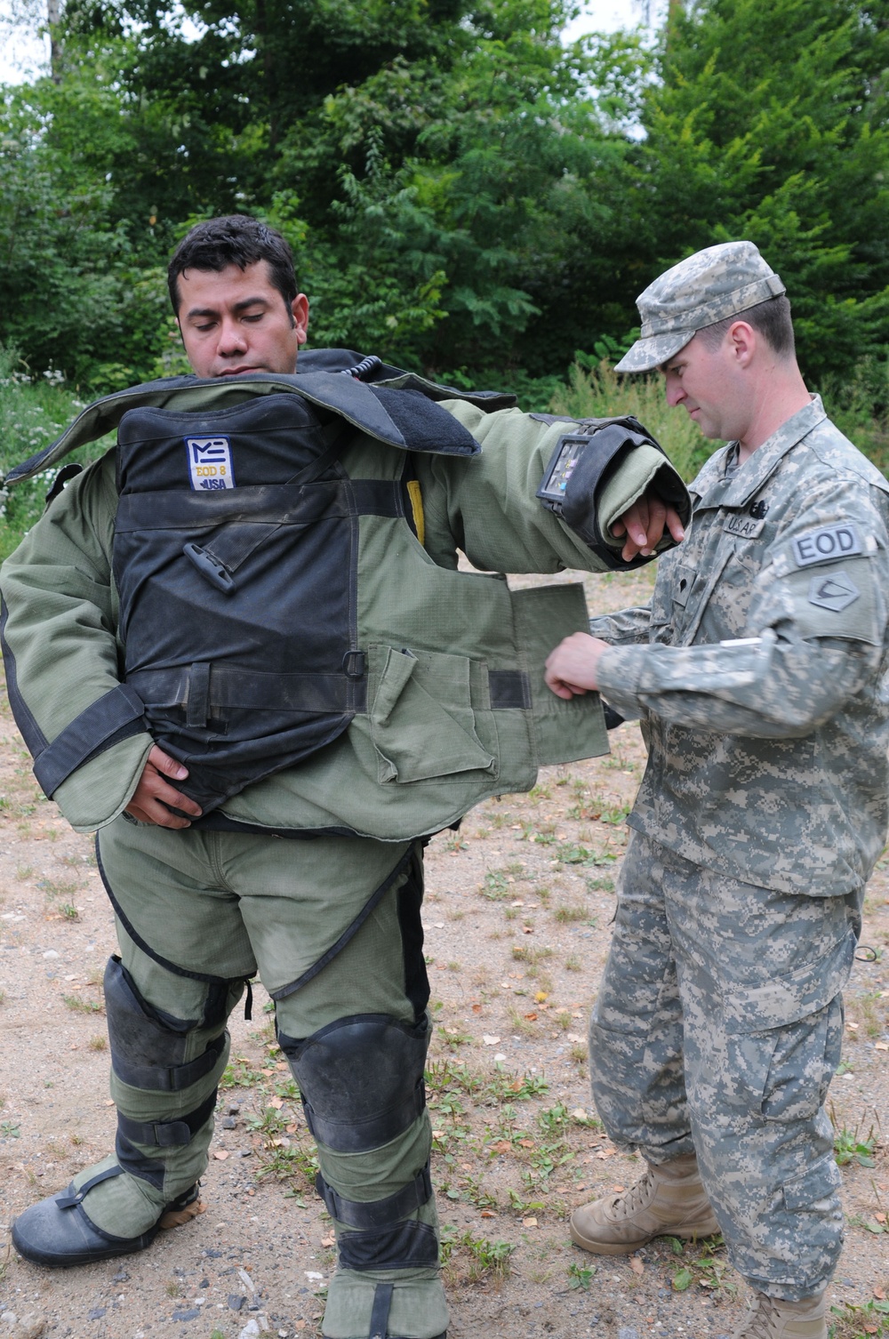 EOD bomb disposal training at JMTC Grafenwoehr