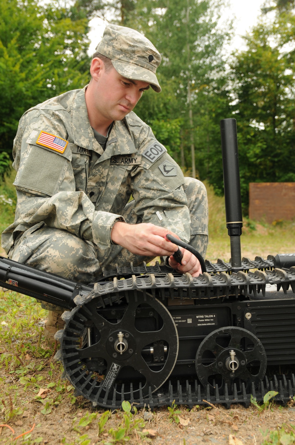 EOD bomb disposal training at JMTC Grafenwoehr