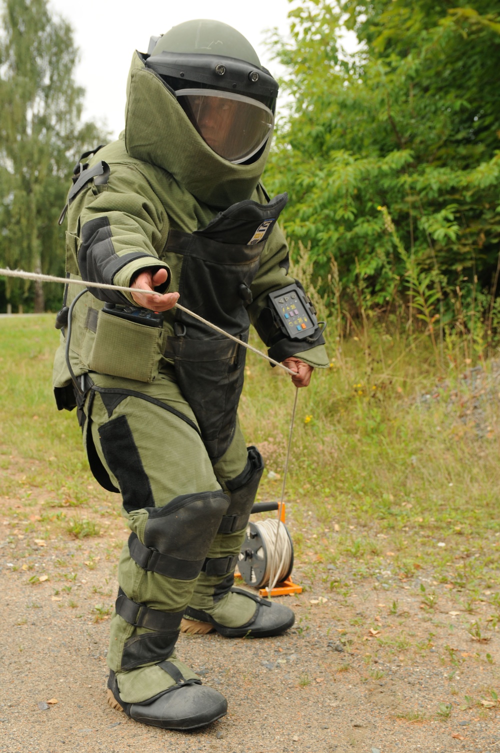 EOD bomb disposal training at JMTC Grafenwoehr