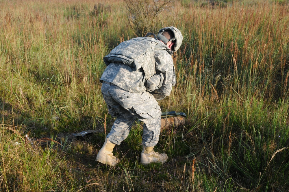 EOD bomb disposal training at JMTC Grafenwoehr