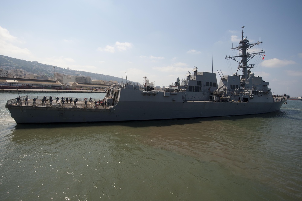 USS Forest Sherman in Haifa, Israel