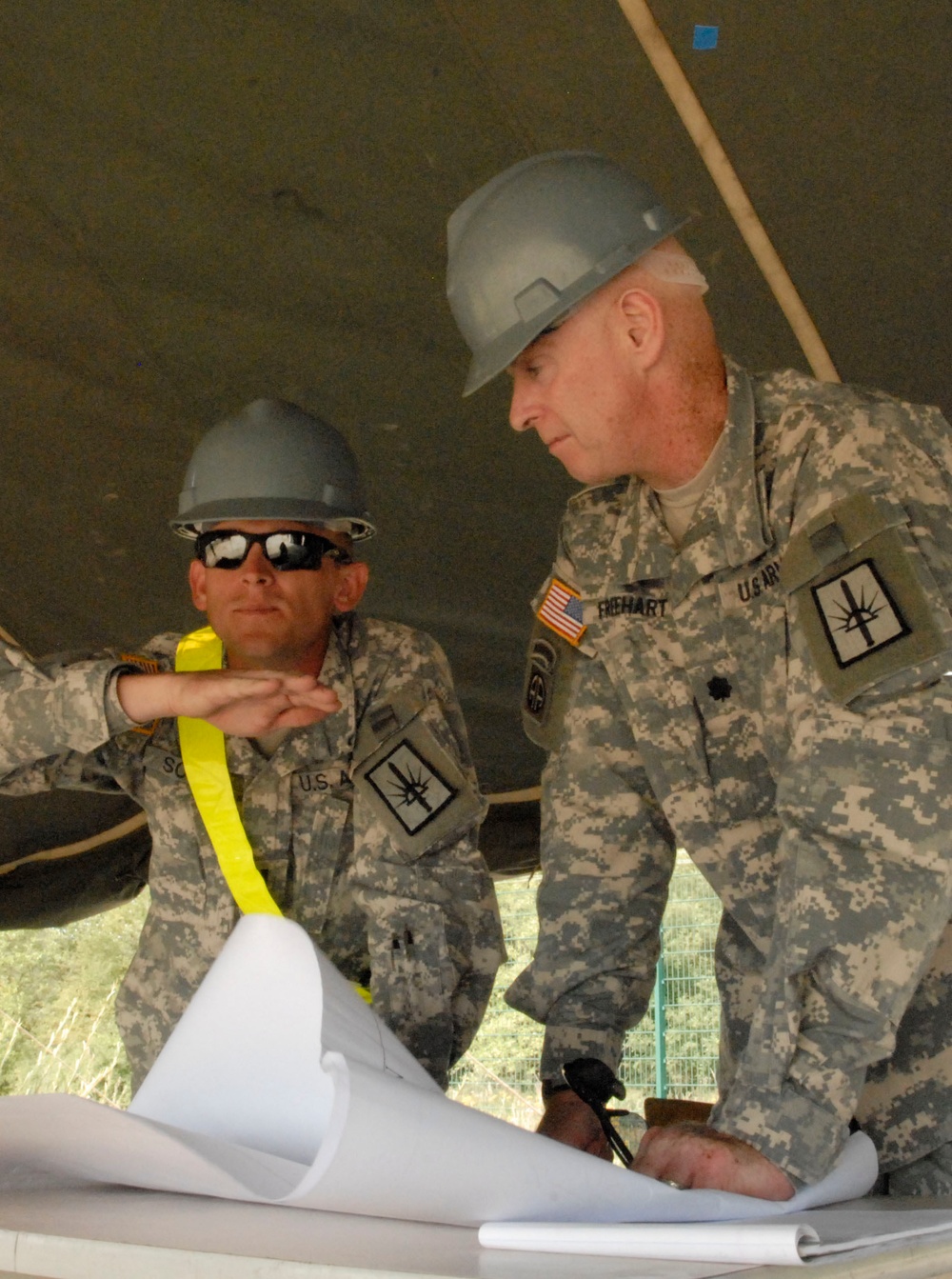 New York Army National Guard soldiers lay foundations in Germany