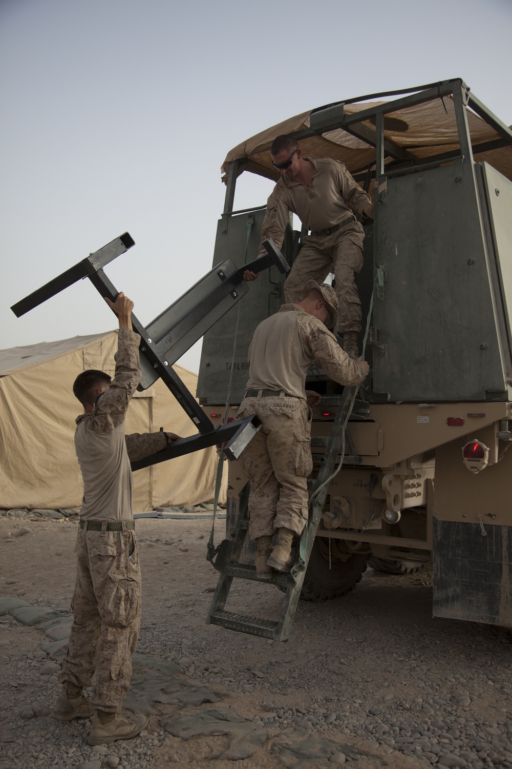 Demilitarization of FOB Tubac