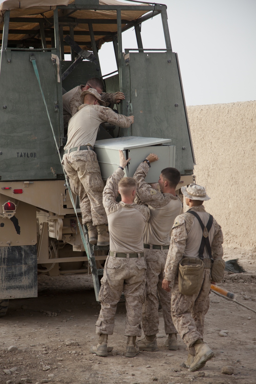 Demilitarization of FOB Tubac
