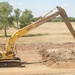 Digging a seepage cut-off wall in the Dallas Floodway