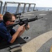 Small arms qualification aboard USS Underwood