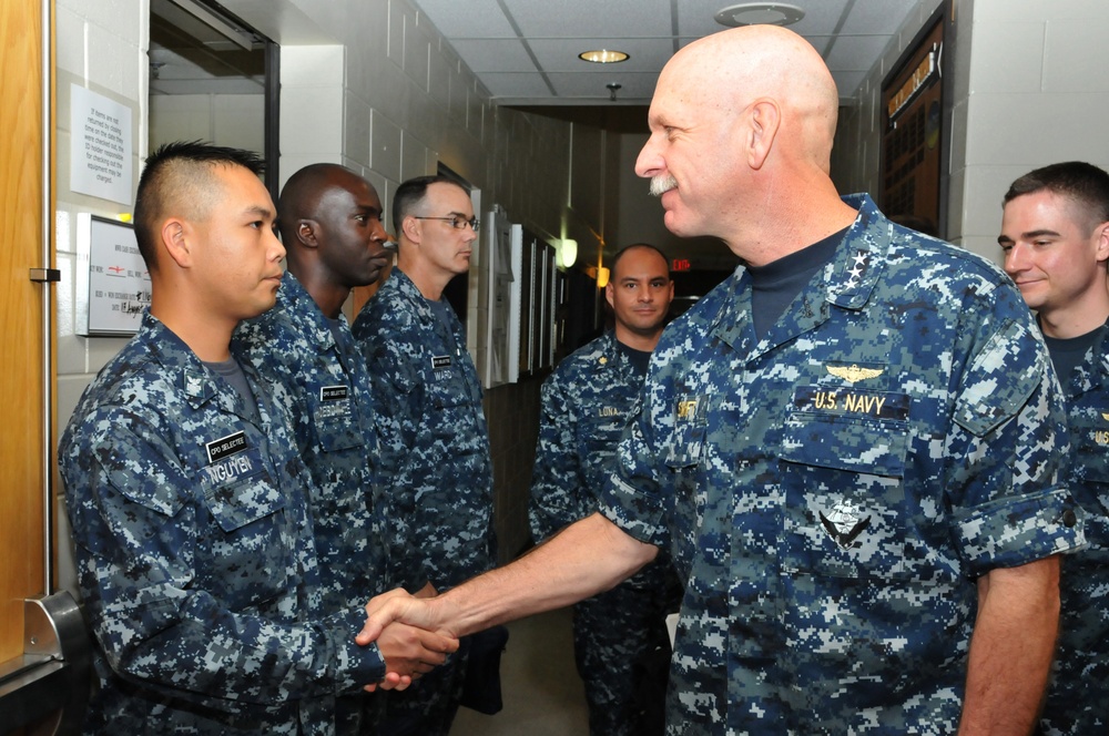 All-hands call at US Fleet Activities Chinhae