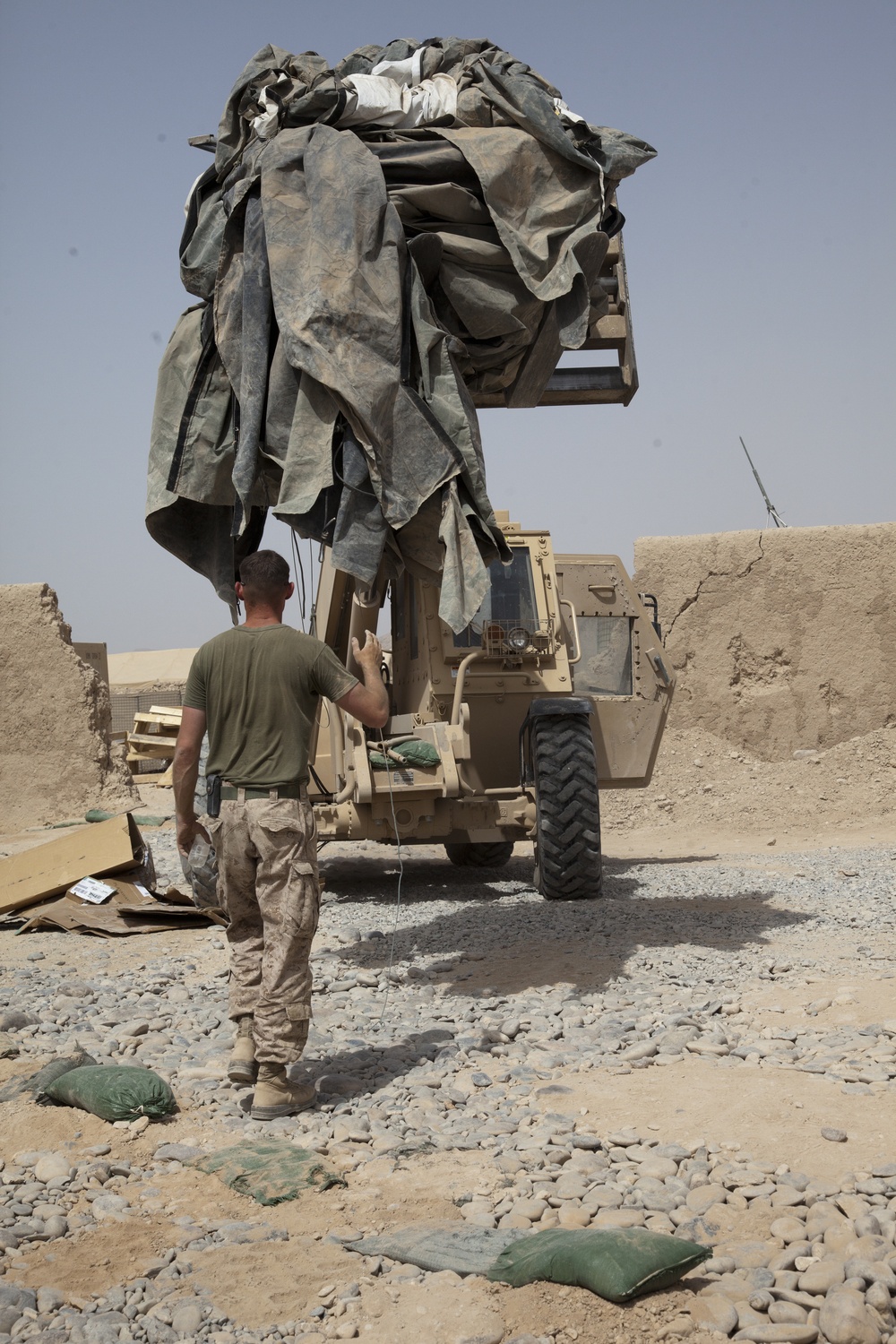 Demilitarization of FOB Tubac