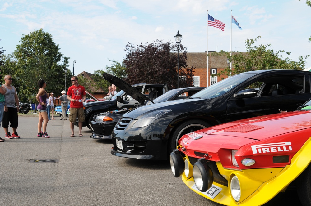 RAF Mildenhall holds car and bike show