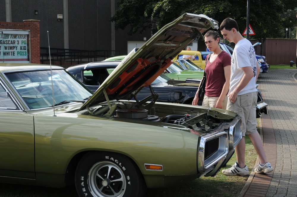 RAF Mildenhall holds car and bike show