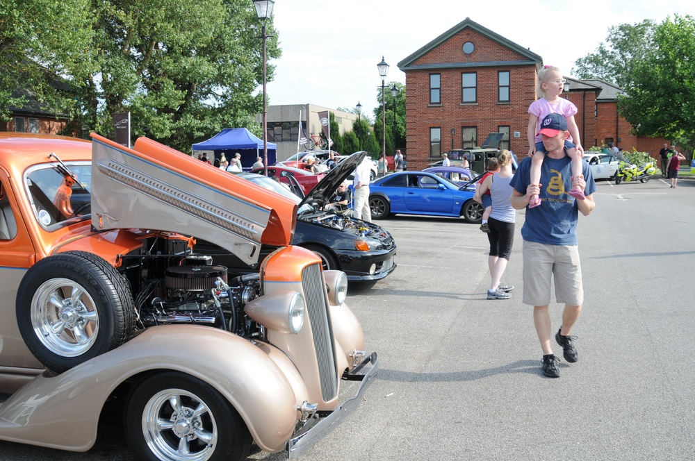 RAF Mildenhall holds car and bike show