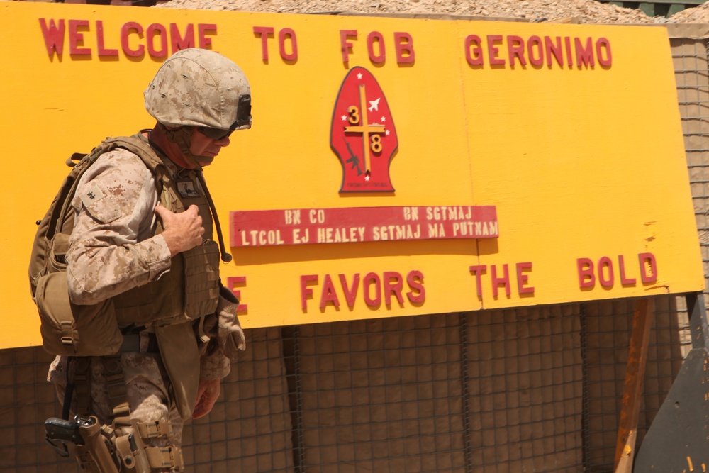 Commanders visit FOB Geronimo