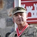 Command Sgt. Maj. Lorne Quebodeaux receives Bronze deFleury Medal