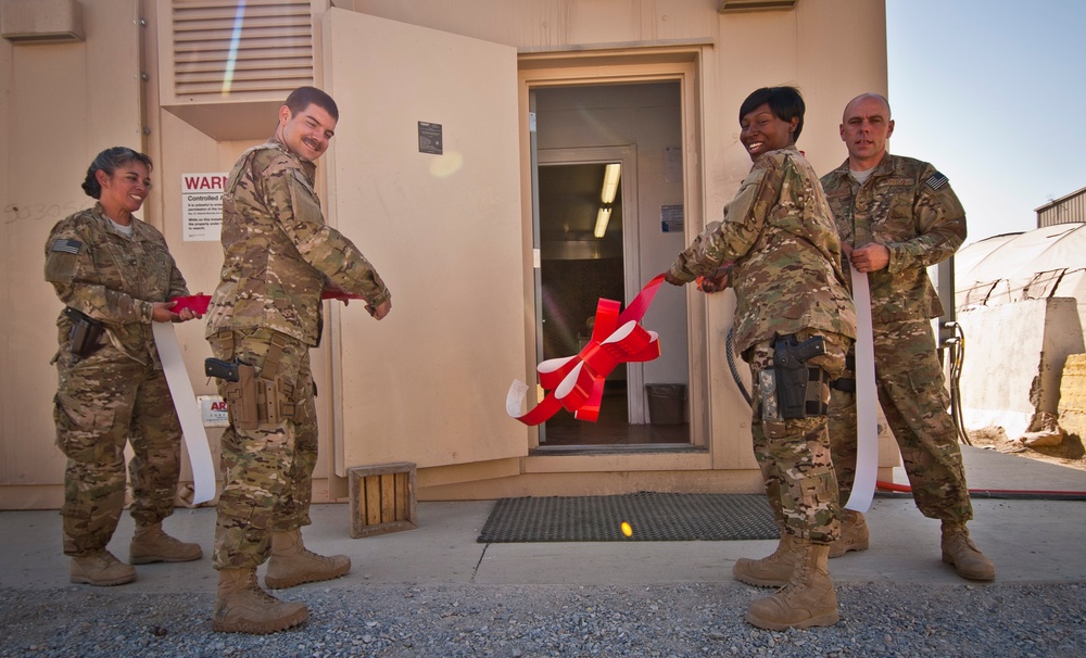 Arms across Bagram