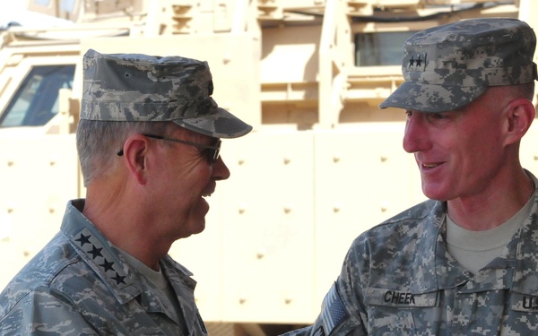 TRANSCOM general visits Kuwait