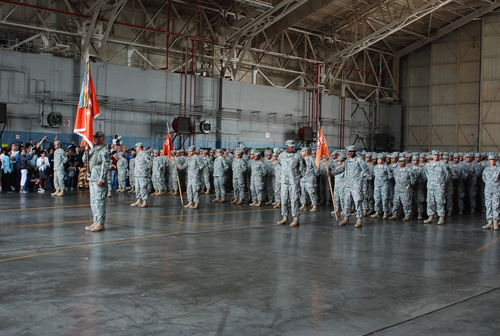 New York Army National Guard soldiers deploy