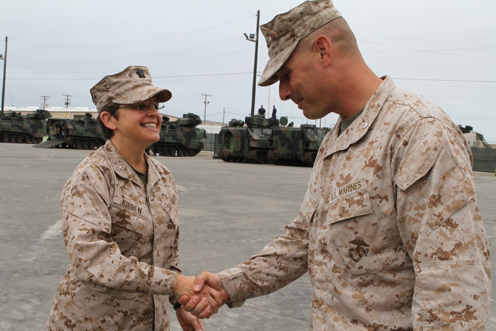 Chaplain of Marine Corps blesses 1st Marine Division with a visit