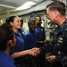 US Navy Vice Chief of Naval Operations meets with sailors