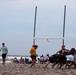 Beach brawl: Cherry Point Marines scrum with rugby brethren