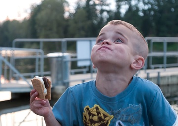 Service members, families participate in pirate-themed camp