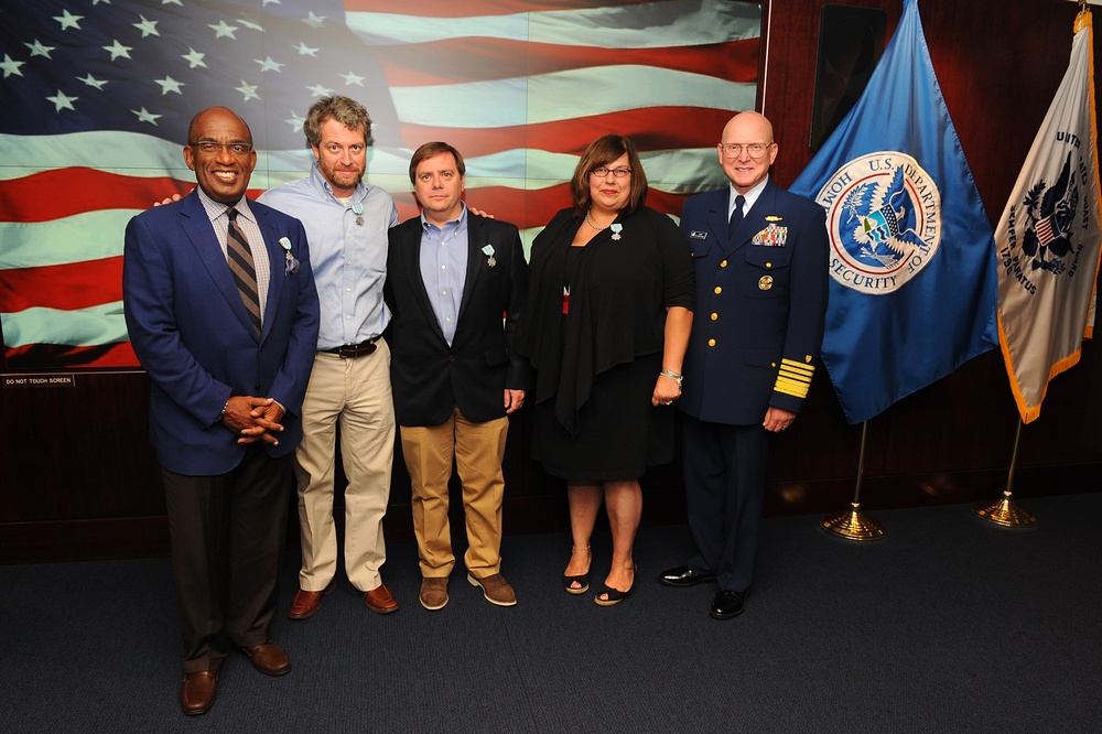 Al Roker, staff receive Coast Guard service award