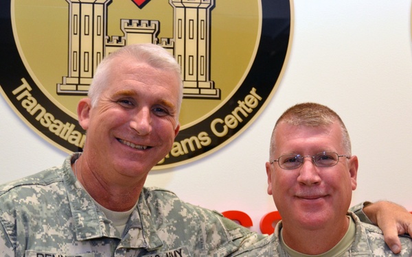 Senior NCOs leaving USACE Deployment Center