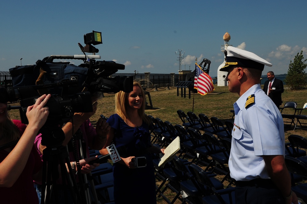 Coast Guard Sector Buffalo accepts new Rescue 21 search-and-rescue communications system, demonstrates capabilities of new response boat