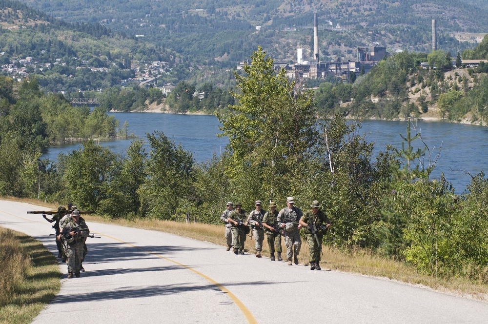 Washington Guard combat engineers arrive in Canada for international training exercise