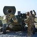 Red Lion soldiers fire M777s at FOB Al Masaak