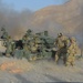 Red Lion soldiers fire M-777s at FOB Al Masaak
