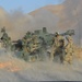 Red Lion soldiers fire M-777s at FOB Al Masaak