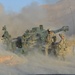 Red Lion soldiers fire M-777s at FOB Al Masaak
