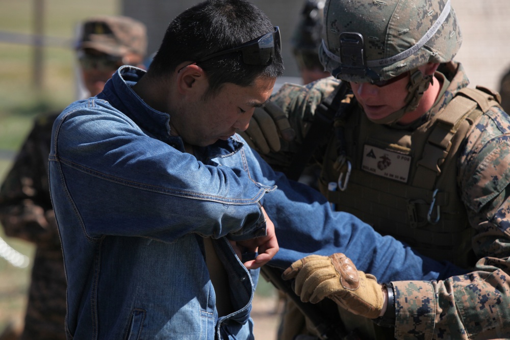 Multinational forces train in Mongolian plains