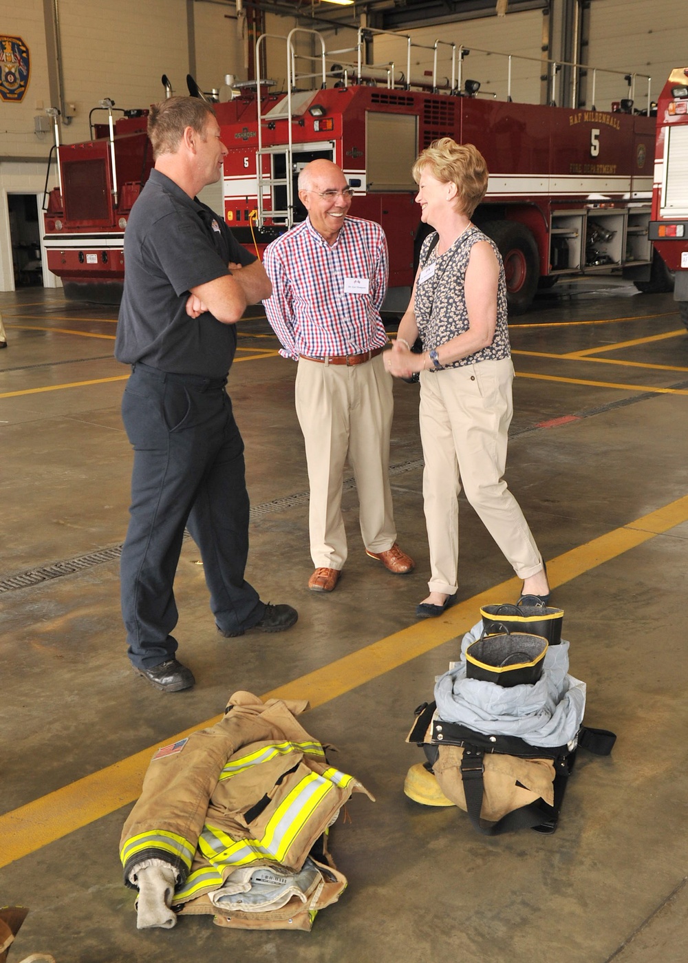 Local community members tour RAF Mildenhall