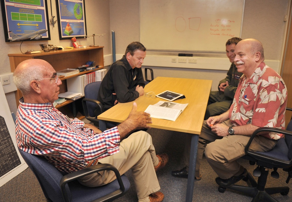 Local community members tour RAF Mildenhall