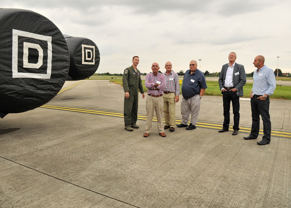 Local community members tour RAF Mildenhall