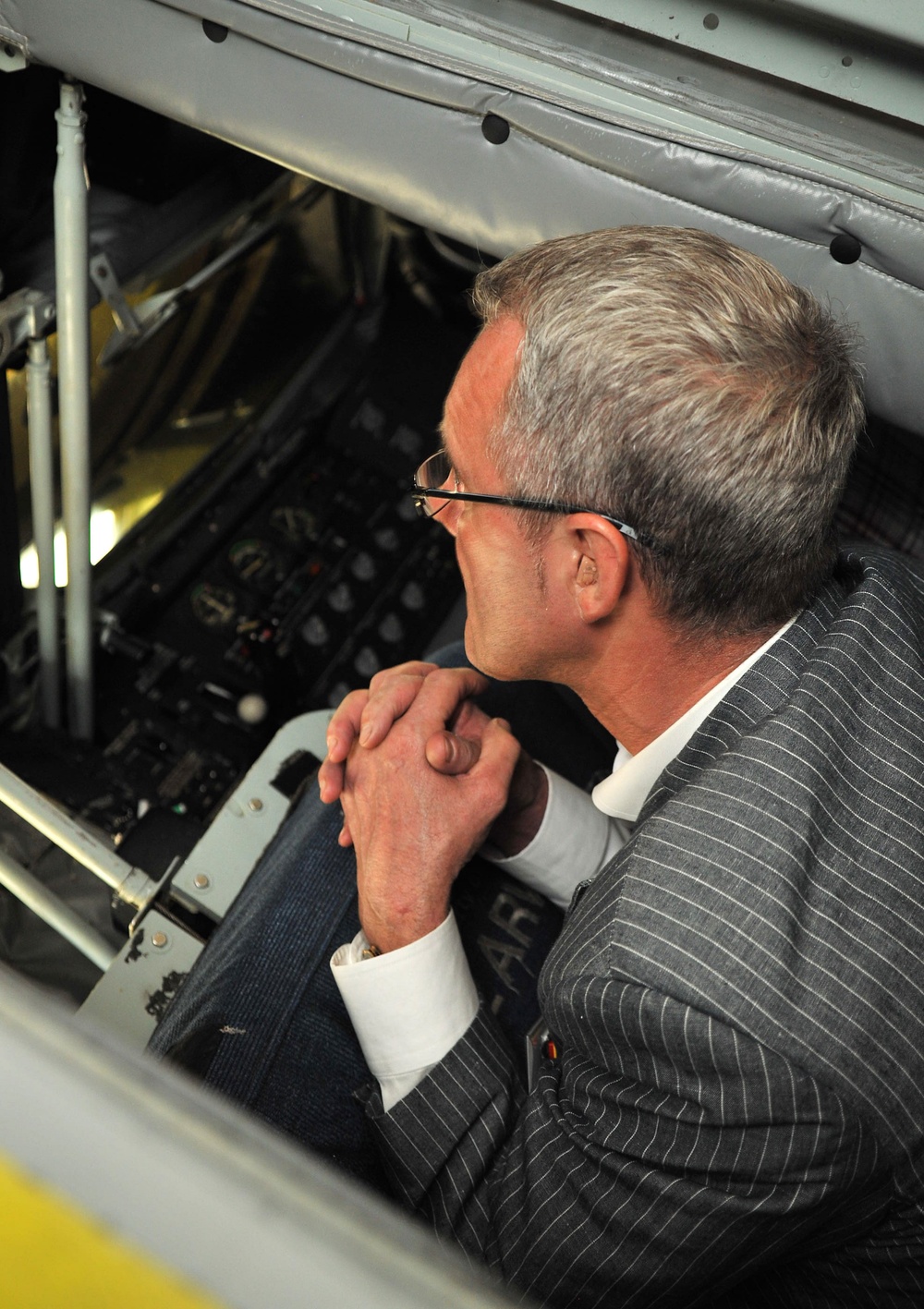 Local community members tour RAF Mildenhall