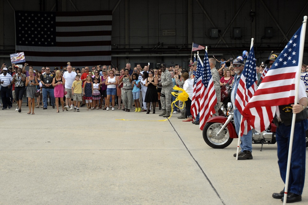 McEntire personnel return from Afghanistan