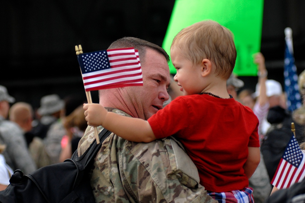 McEntire personnel return from Afghanistan