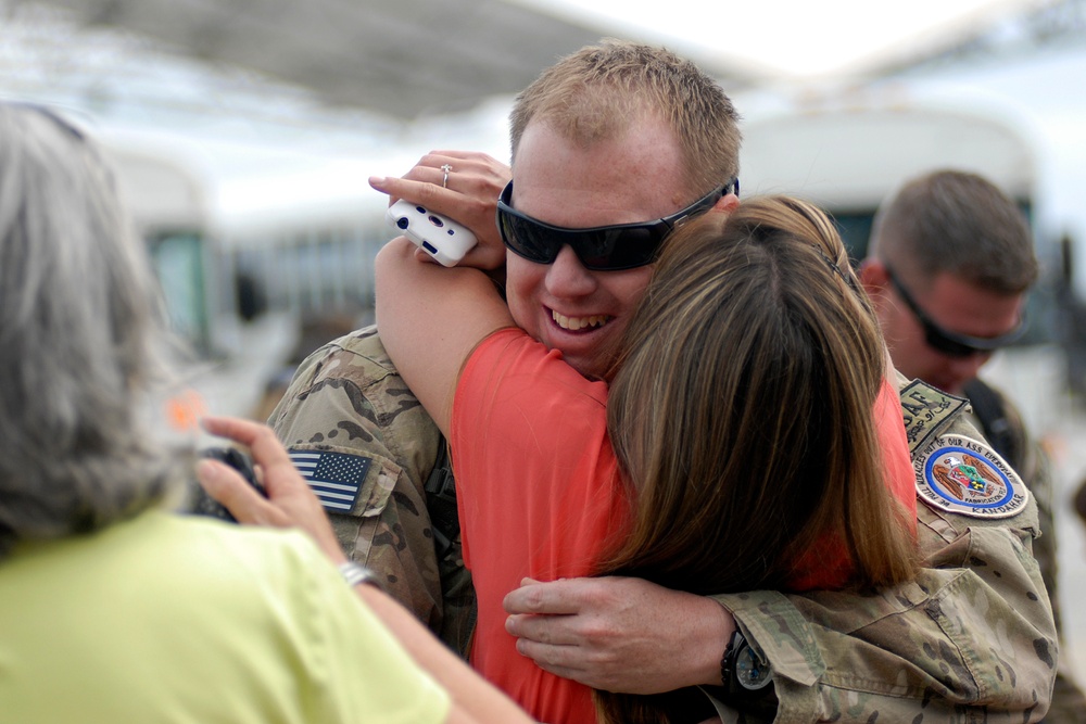 McEntire personnel return from Afghanistan