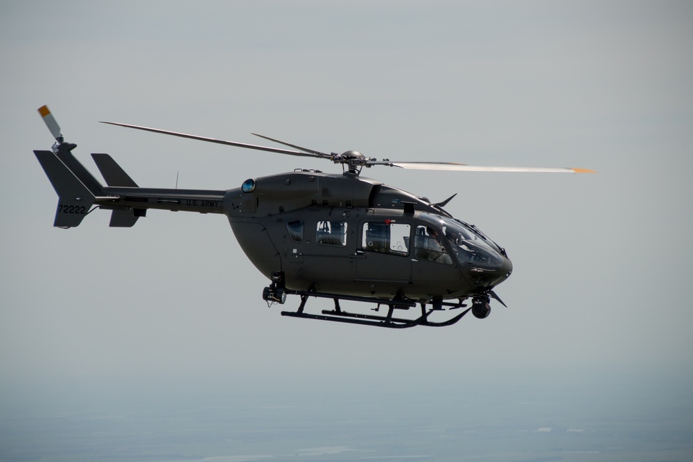 North Dakota National Guard UH-72 (Lakota) Helicopter Flight from Fargo to Bismarck, piloted by LTC Anderson and CW4 Hauge.