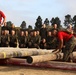 Recruits use log exercises to build teamwork