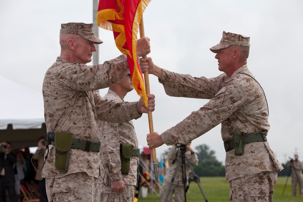 2nd Marine Division Change of Command Ceremony