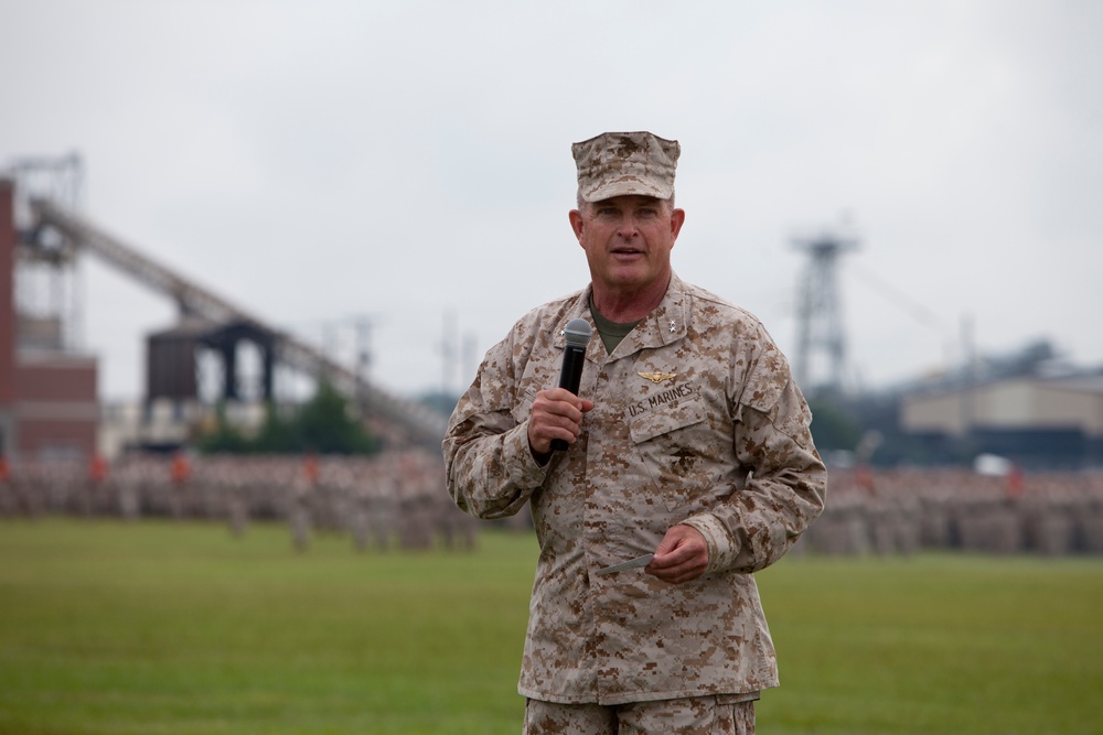 2nd Marine Division Change of Command Ceremony