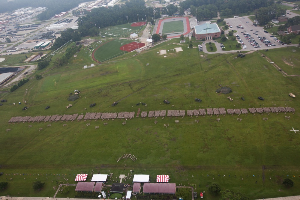 2nd Marine Division Change Of Command ceremony