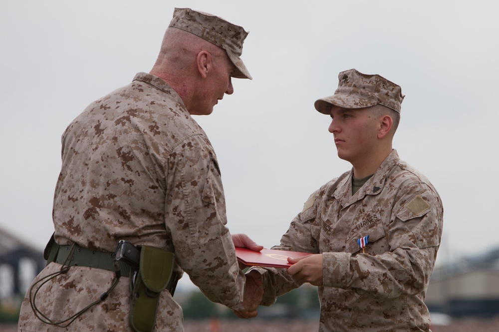 2nd Marine Division Change Of Command ceremony