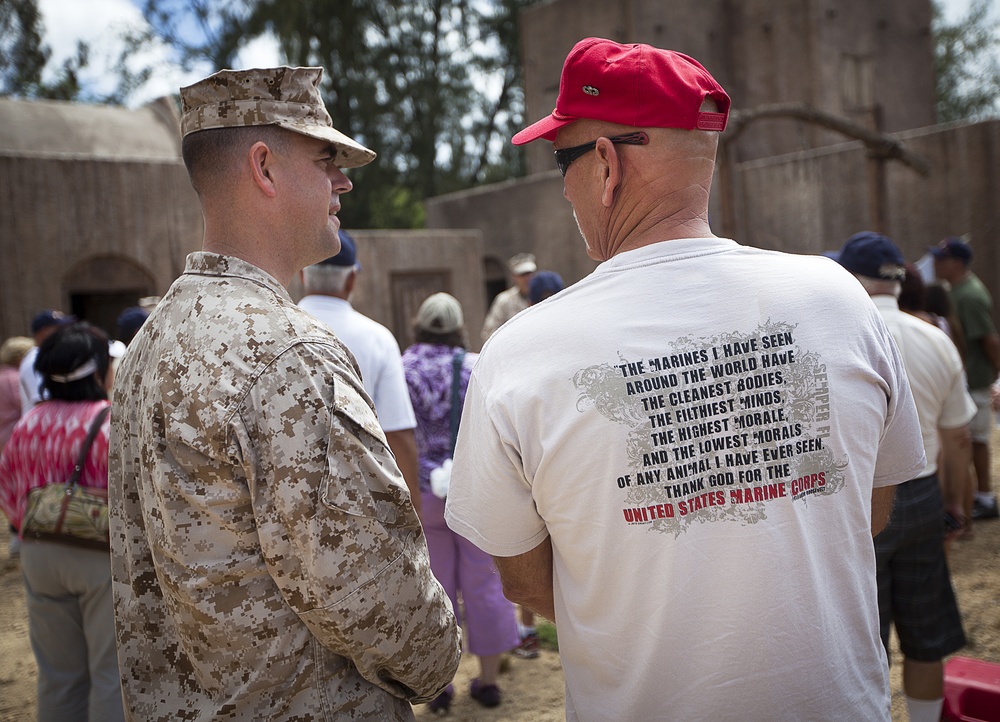 The memories never fade: Marines, Vietnam veterans pay tribute to fallen leader