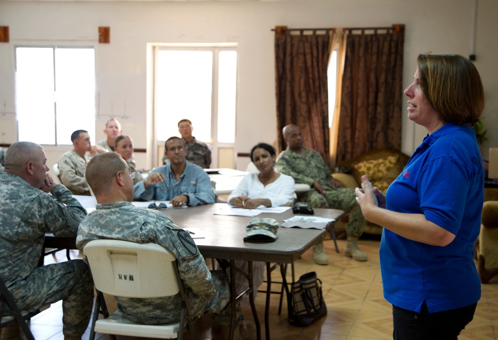USAID, OFDA host disaster preparedness course at Camp Lemonnier