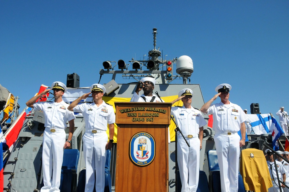 USS Laboon holds change of command